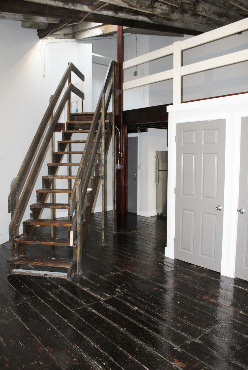 Floor plan for 1 bed, 1 bath, 591 sqft